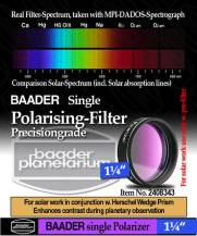 Filtr Baader 2408343 polarizační 1.25" jednoduchý