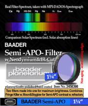 Filtr Baader 2458398 SEMI APO 1.25"