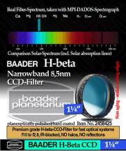 Filtr Baader 2458425 H-BETA CCD 8.5nm 1.25"
