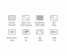 Kamera ZWO ASI 220M mini MONO GUIDER