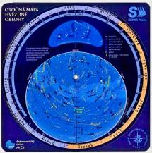 MAPA/SP OTOČNÁ OBLOHY 23.5x23.5 cm MĚSÍC & LUNACE 2023-30 (Rükl)
