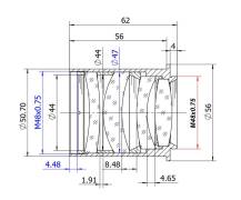 Reduktor TS 2” 0.73x pro světelné newtony (i rovnač)